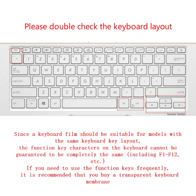 Miếng Dán Bàn Phím Silicon Mềm Siêu Mỏng Cho Laptop Asus Deluxe14 U4300 Ux431 14 Inch
