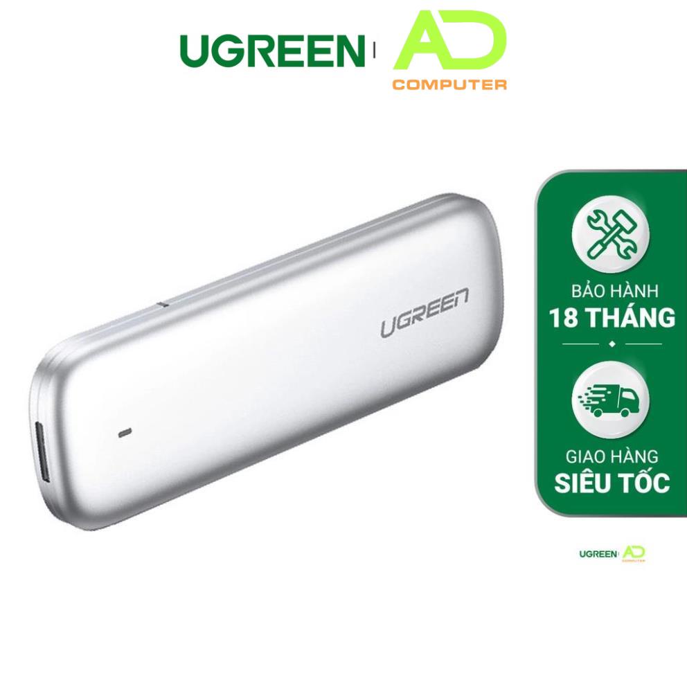 Thiết bị đựng ổ cứng UGREEN CM238 tương thích M2 SATA NGFF/NVME B-Key / M-Key và M+B Key 2280/2260/2242/2230