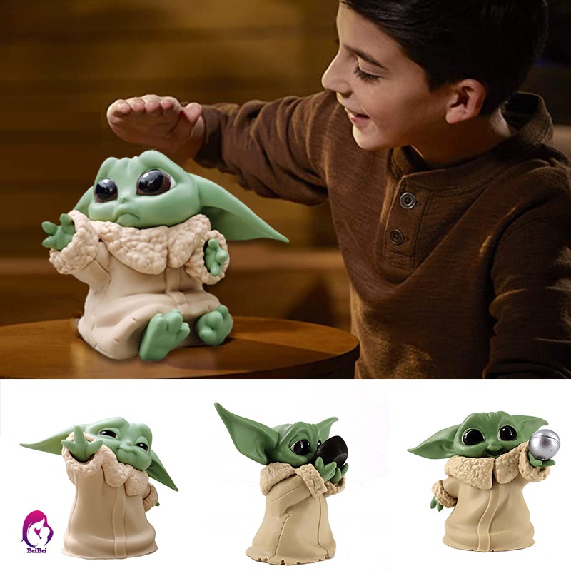 Set 5 Mô Hình Nhân Vật Baby Yoda Trong Phim Star Wars 4