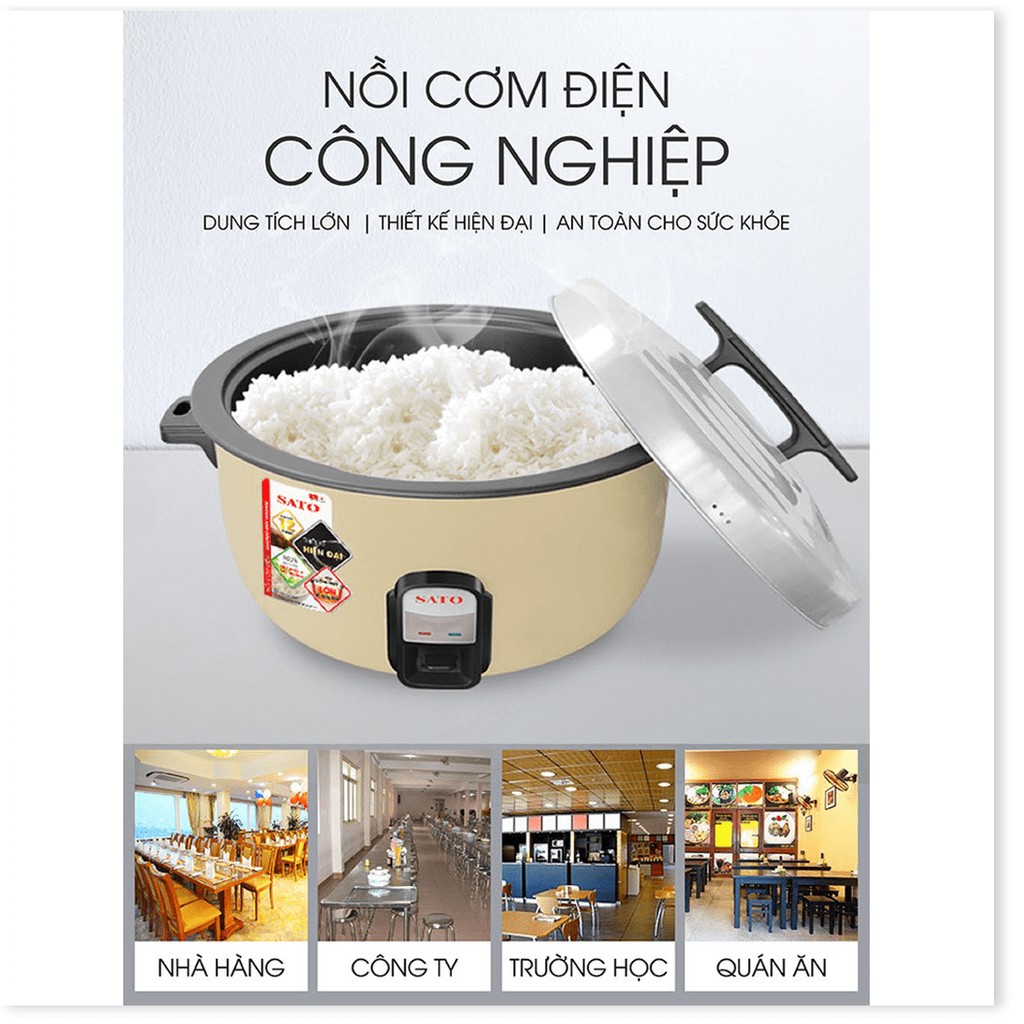 Nồi cơm điện công nghiệp SATO P16 16 Lít