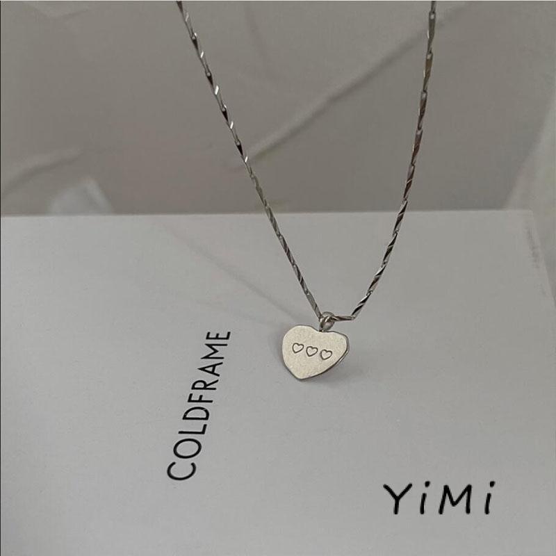 Vòng cổ mặt trái tim nhỏ thiết kế mới đơn giản thời trang dành cho nữ