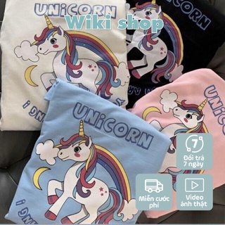 Áo thun Unicorn ngựa kỳ lân sẵn 4 màu