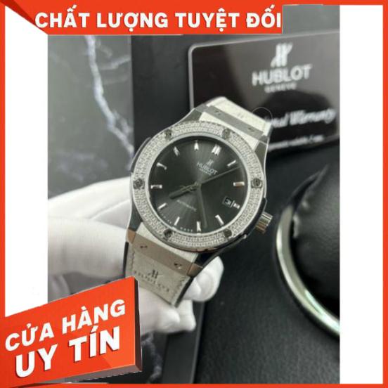 Đồng hồ nam tay nhỏ đồng hồ cơ nam lộ cơ HubIot dây da size 38/42mm. #donghoco #donghonam #donghonu #automatic