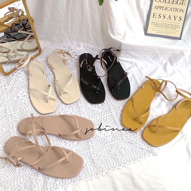 Giày Sandal C55 xỏ ngón mảnh siêu xinh