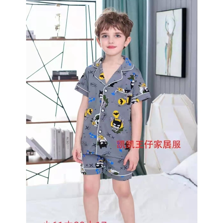 (chọn mẫu 16-25kg) Bộ Pijama kaikai xuất hàn cho bé trai 1- 8 tuổi