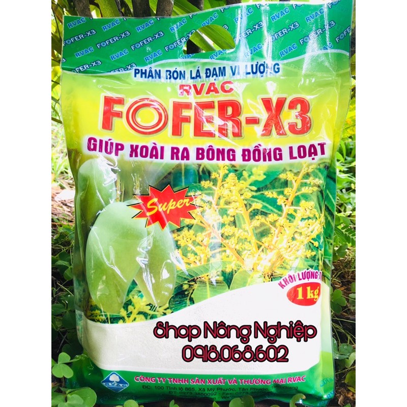 FORFER-X3 kích thích ra hoa các loại cây ăn trái