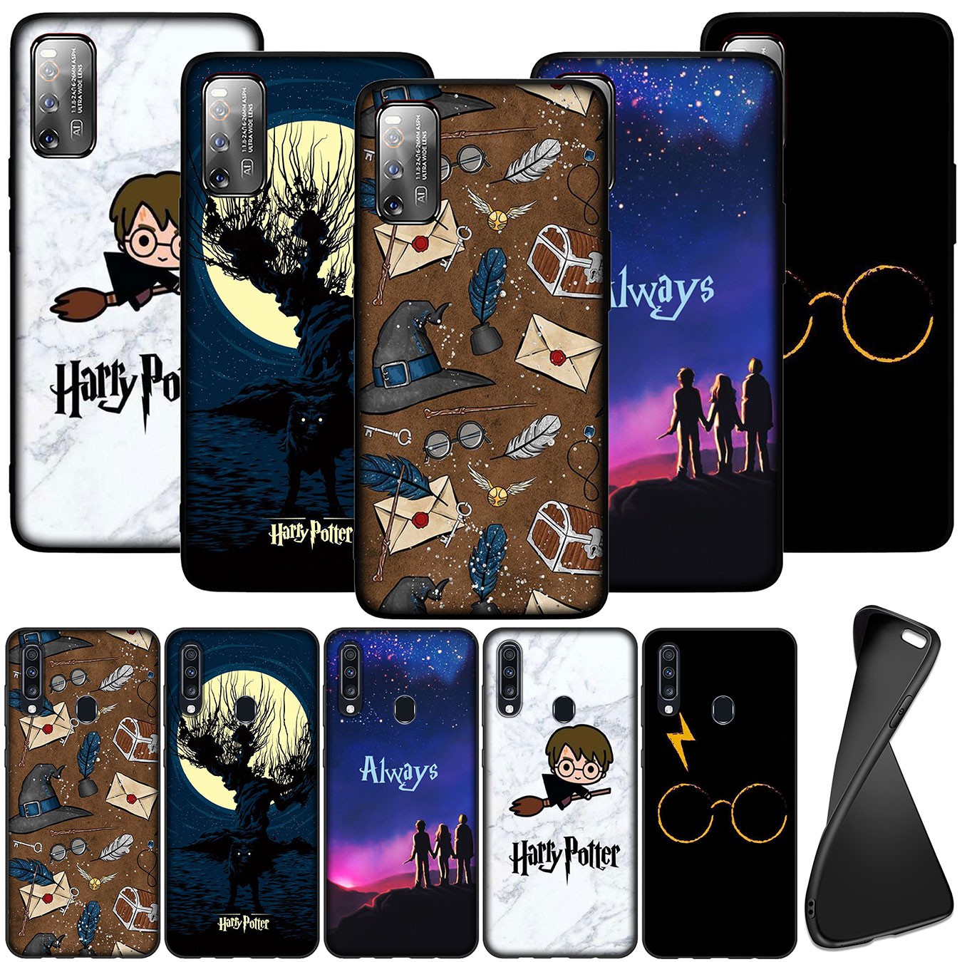Ốp Lưng Silicone In Hình Harry Potter Cho Xiaomi Redmi Note 9 / 7 Pro / 9a / 7a / 9c / Note7 / Note9 / 9pro / 7pro