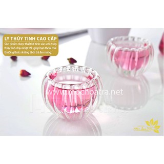 LY THỦY TINH 2 LỚP - 6 CÁI/HỘP