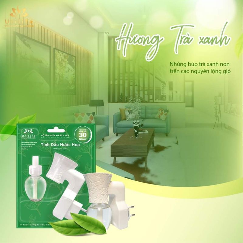Bộ tinh dầu nước hoa hương Trà Xanh - Unilife | BigBuy360 - bigbuy360.vn