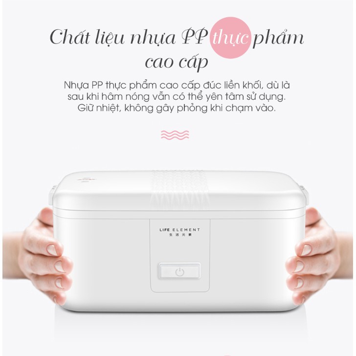 Hộp hâm nóng cơm di động mini Japan - Giá siêu hấp dẫn