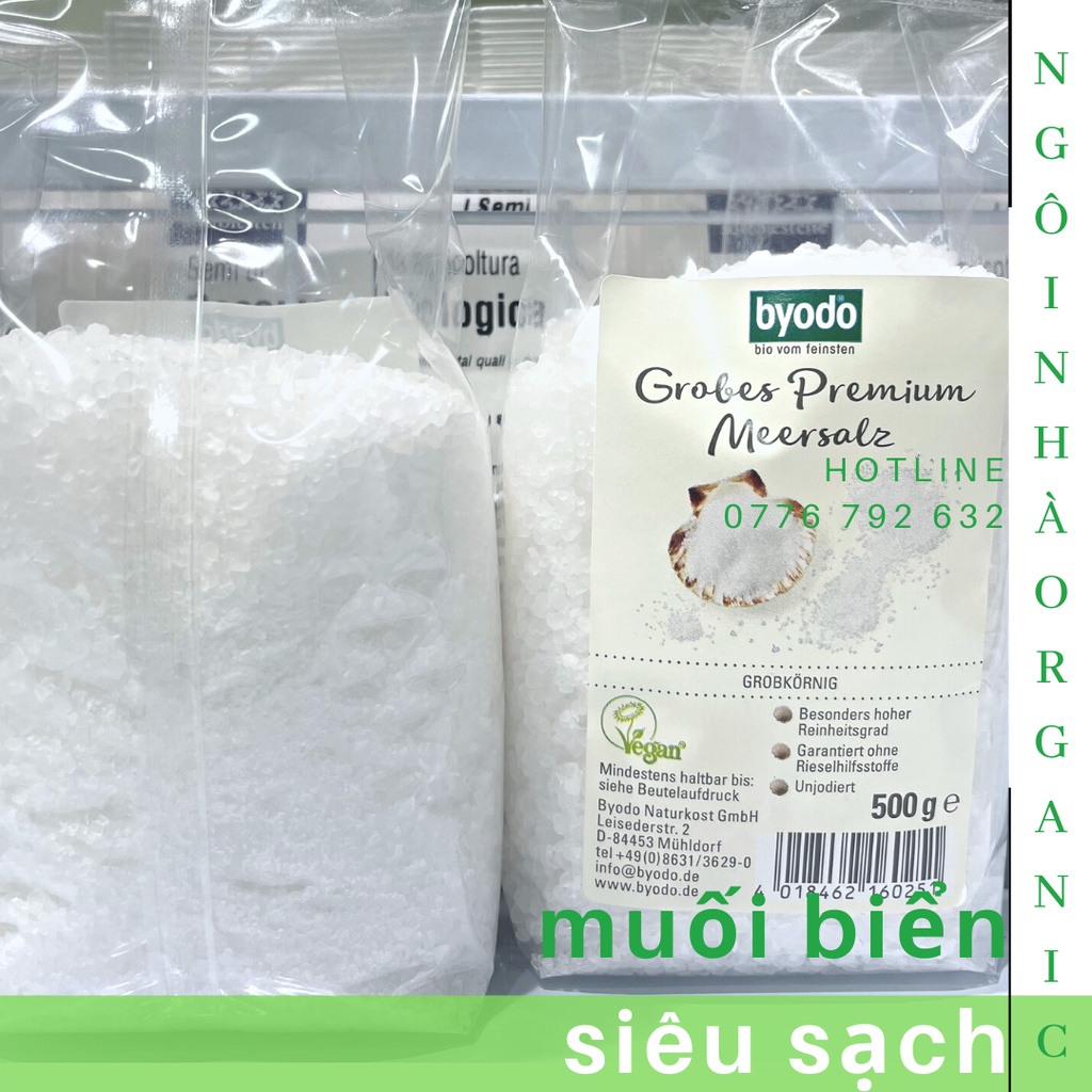 Muối biển siêu sạch Byodo 500g