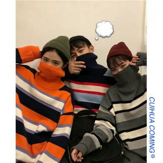 [ Order ] Áo len cổ cao ulzzang from rộng