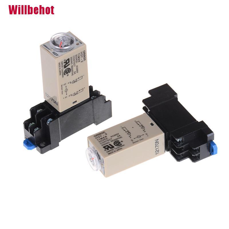 Rơ Le Thời Gian 220v H3Y-2 0-30s / 60s Chuyên Dụng