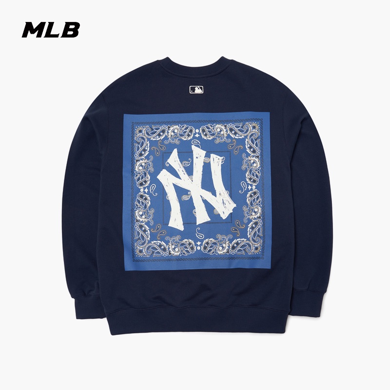 MLB Áo sweater giữ ấm mùa thu và mùa đông hàng mới phong cách Trung Quốc cho nam và nữ MT53 sản xuất tại Trung Quốc