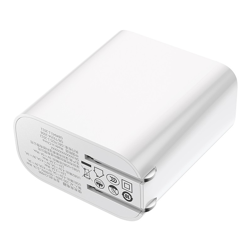 Ổ sạc tốc độ nhanh PPS C+U 30W có dây cáp dài 1M