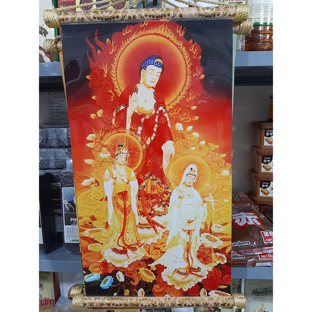 Tranh Đức Phật, Bồ Tát  kích thước trong 30x 50