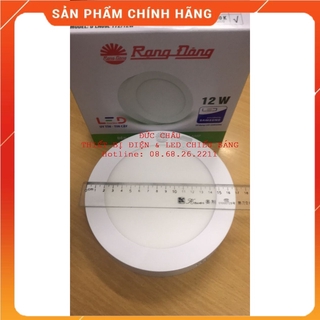 Đèn led 12W,18W,24W ốp nổi tròn, vuông rạng đông chính hãng bảo hành 2 năm đổi mới