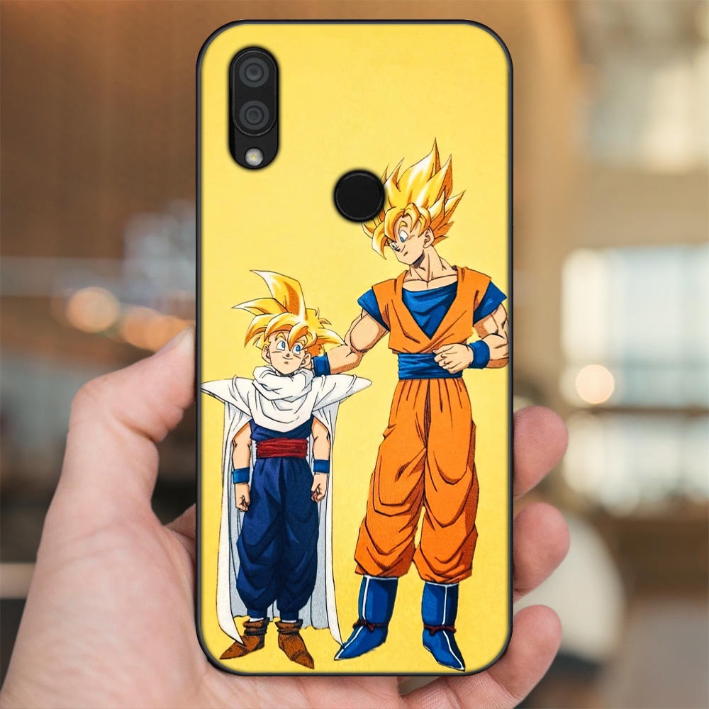 Ốp lưng Xiaomi Redmi 7 viền đen in hình Gohan Dragon Ball