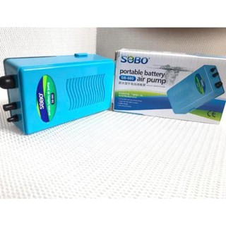 [Tặng kèm 1 Pin Đại] Máy sủi oxy chạy pin SOBO SB 980 dành cho hồ cá cảnh