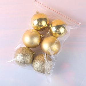 Set 6 Quả Châu Trang Trí Noel 8 CM