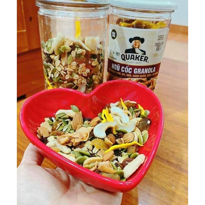 NGŨ CỐC GRANOLA HŨ PET 500Gr Chuẩn Hàng Công Ty