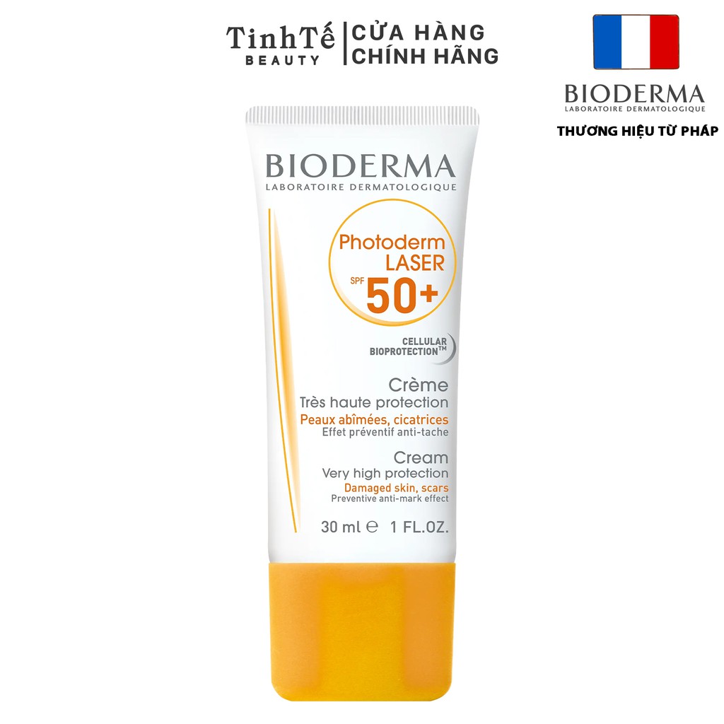 Chống nắng cao đặc biệt ngăn ngừa sự tăng sắc tố Bioderma Photoderm LASER SPF 50+ 30ml