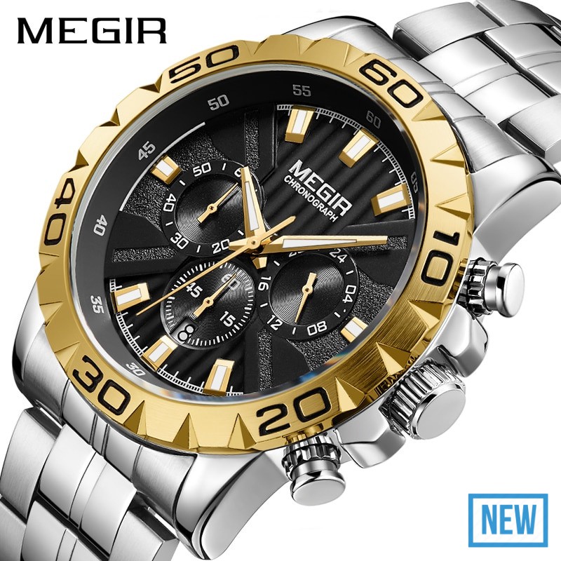 Đồng Hồ Nam Megir KT2087 Chính Hãng 2019 NEW Bảo Hành 12 Tháng Top Brand Luxury Hàng Nhập HongKong - Cửa Hàng Reward