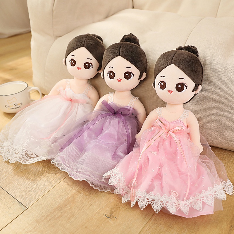 Đồ Chơi Búp Bê Nhồi Bông Mềm Mại 7 Kiểu Dáng Công Chúa Anne Dễ Thương