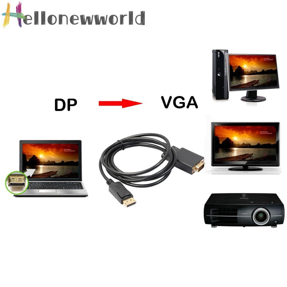 Dây Cáp Chuyển Đổi 1.8m Mạ Vàng Displayport Sang Vga