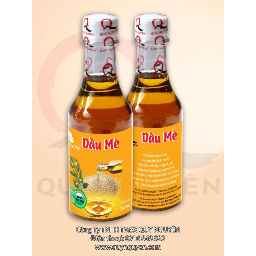 DẦU MÈ NGUYÊN CHẤT QUY NGUYÊN 250ml