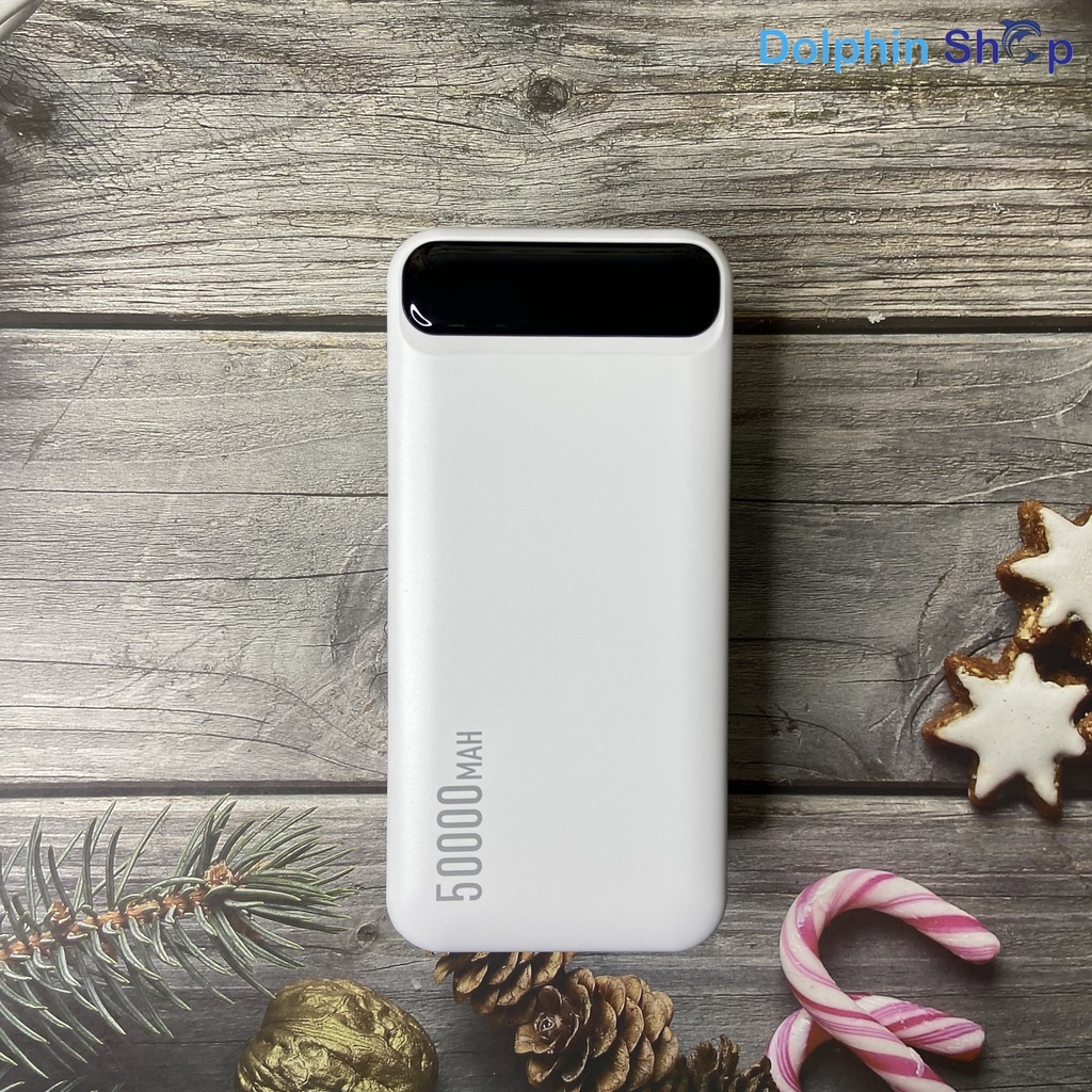Sạc Dự Phòng WP-171 / WP-283 Dung Lượng Khủng 50000mAh Màn hình LED Tiện Lợi