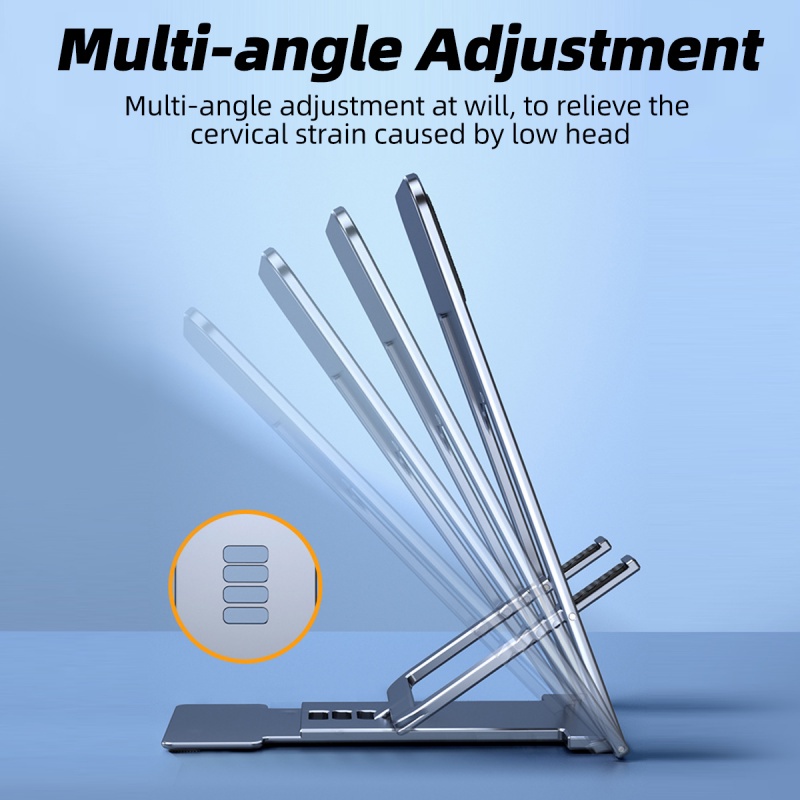 Giá đỡ điện thoại GUUGEI bằng kim loại ABS có thể gấp gọn tiện lợi