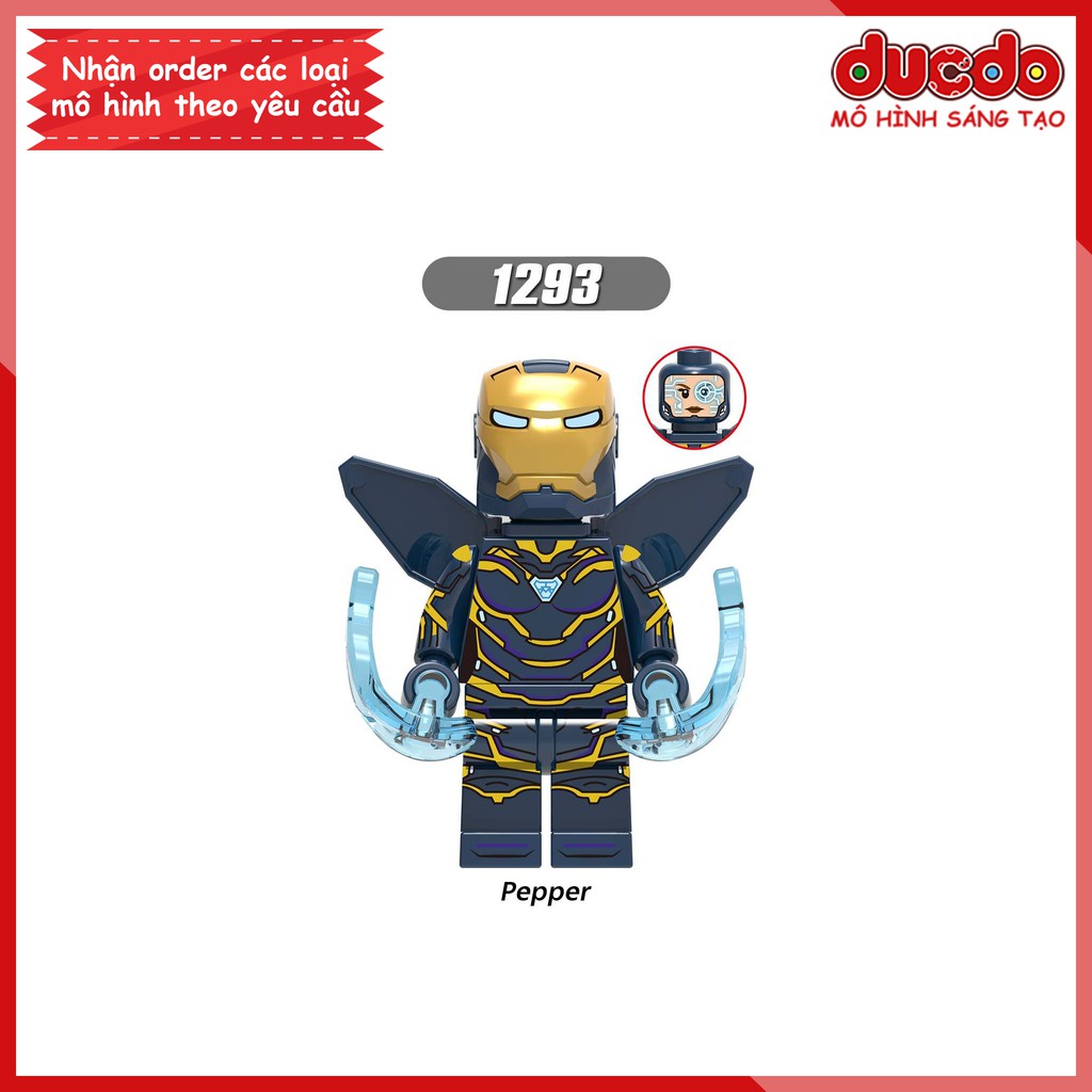 Minifigures các nhân vật End Game Iron Man - Đồ chơi Lắp ghép Xếp hình Mô hình Mini EndGame XINH X0261