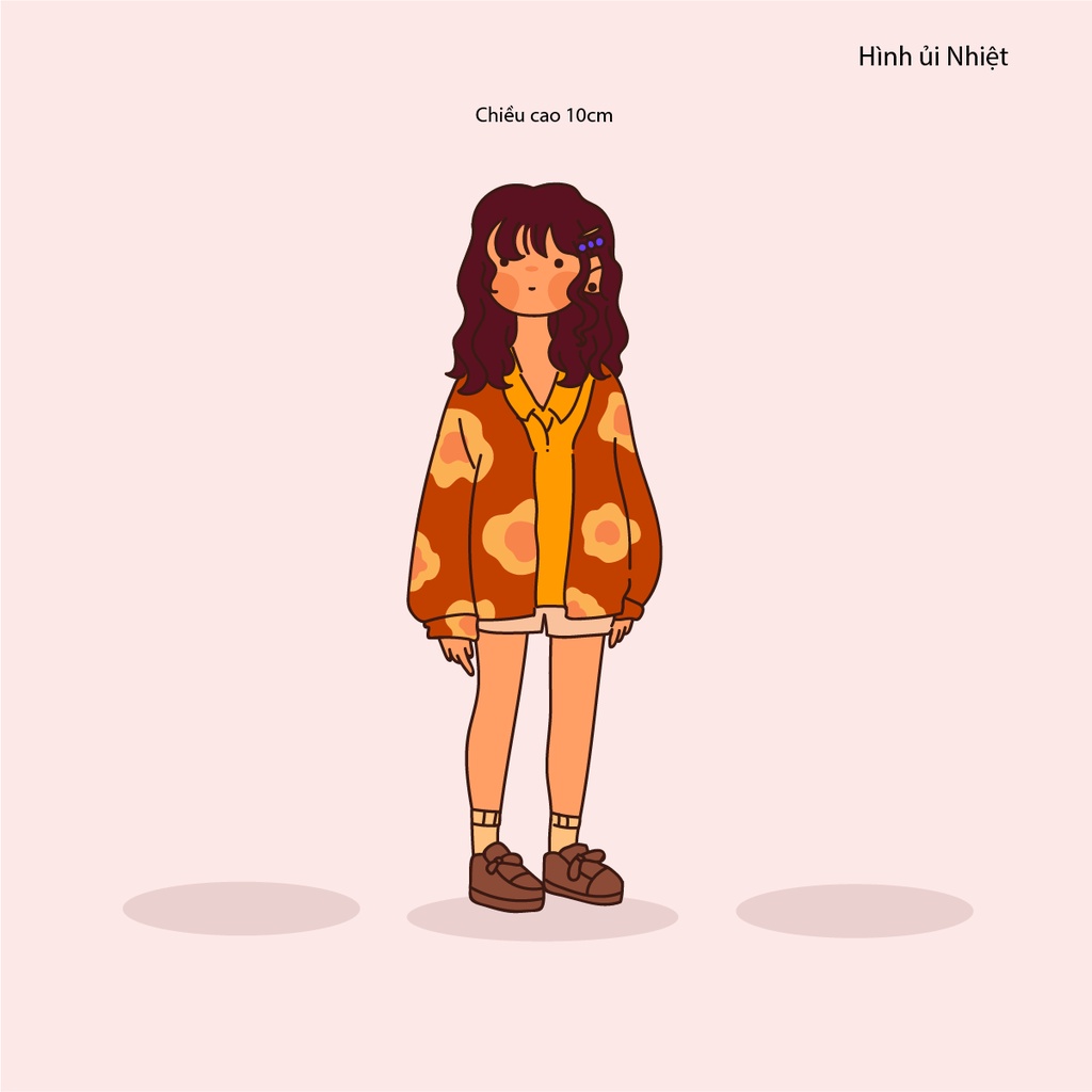 Hình ủi xinh -  Decal ủi áo sơ mi áo khoác balo