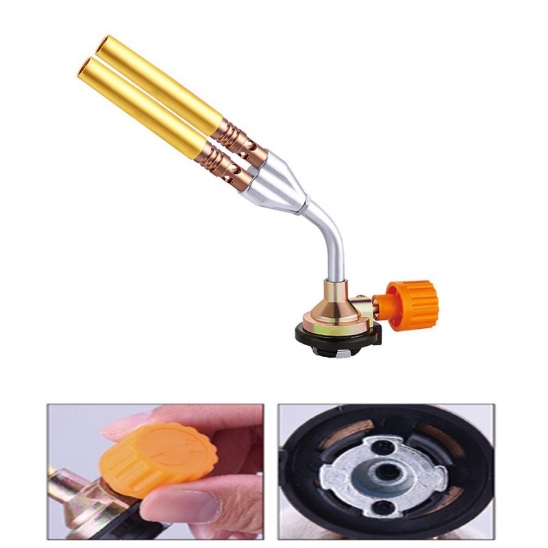 Đèn khò gas,đầu khò ga mini 2 ống KOVEA KT-2108