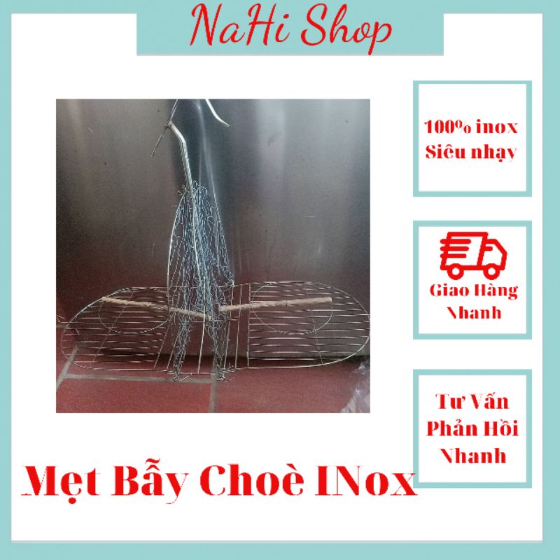Mẹt bẫy choè than - choè lửa , mào, khướu bằng inox siêu nhạy gấp gọn tiện lợi