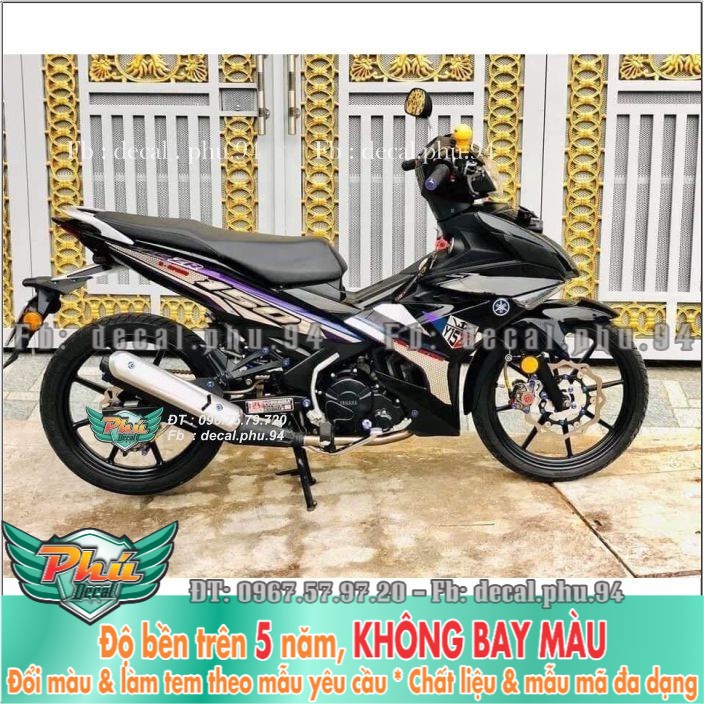 Tem rời Exciter 150 Y15ZR Bạc đen (H) -1