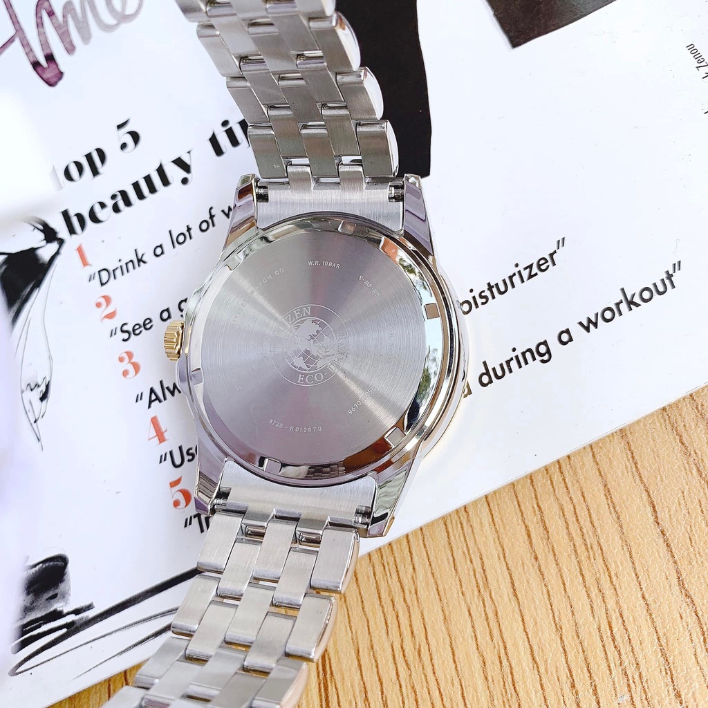 Đồng hồ nam chính hãng Citizen Eco-Drive Calendrier Moon Phase BU0054-52L- Máy pin năng lượng ánh sáng - Kính cường lực