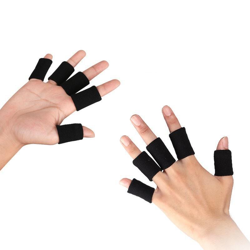 Băng bảo vệ ngón tay AOLIKES A-1589 chơi bóng rổ bóng chuyền bộ 10 chiếc bó ngón đàn hồi cao free size- Tâm An Sports