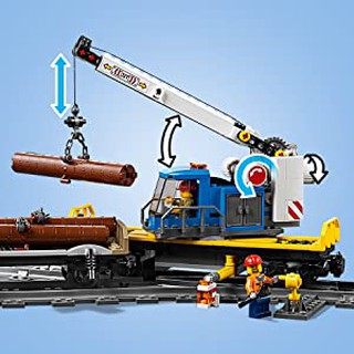 [HAPPY•BRICKS] LEGO CITY - 60198 - CARGO TRAIN - XE LỬA VẬN TẢI