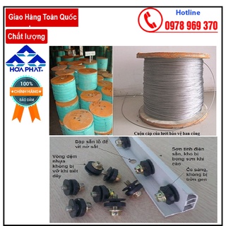 Dây cáp lưới an toàn ban công, lan can nhà