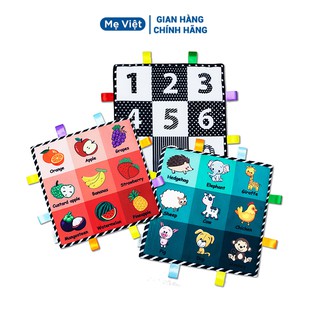 Tranh Vải Kích Thích Thị Giác Cho Bé Sơ Sinh Tummy Time - Phát Triển Não Bộ Cho Bé - Giúp Bé Nhận Biết Quan Sát Tốt Hơn