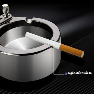 Gạt tàn thông minh -gạt tàn innox sang trọng làm bằng thép không gỉ