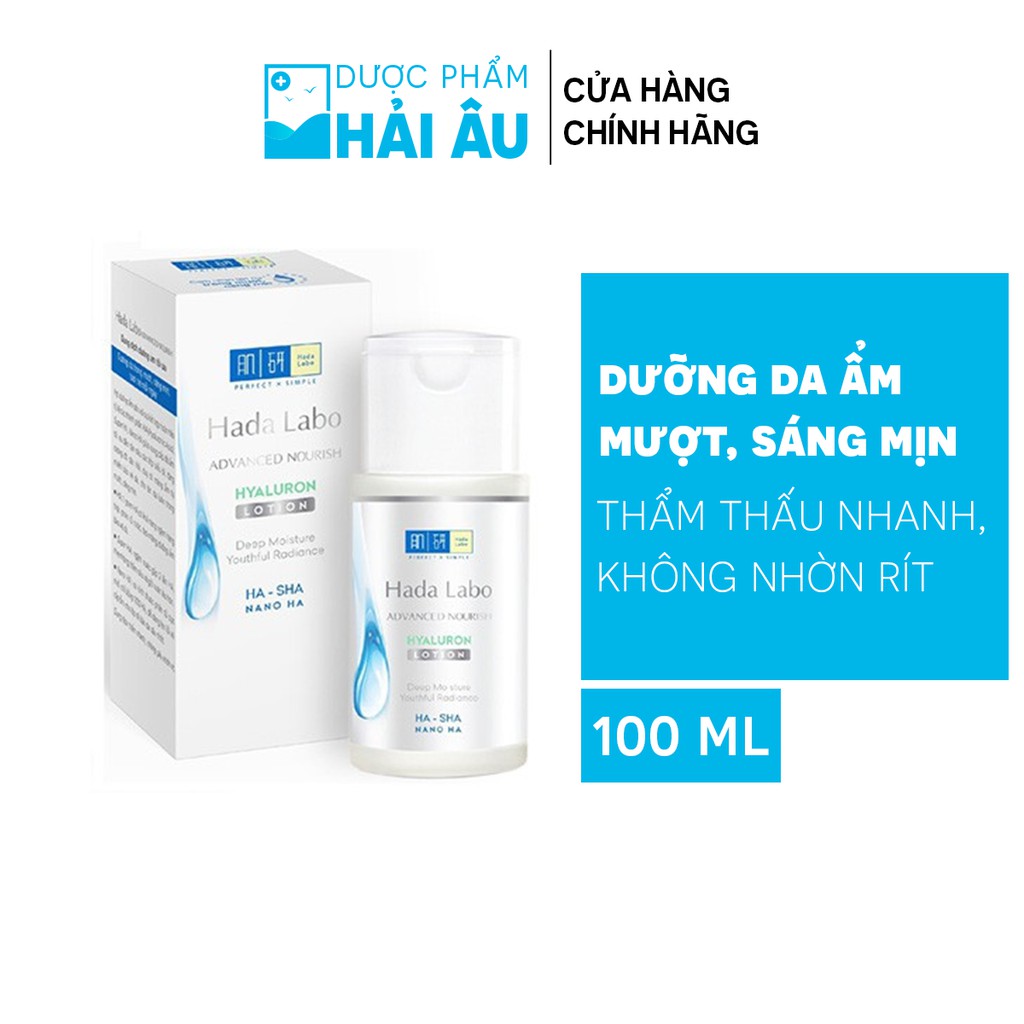 ✅(CHÍNH HÃNG) Dung Dịch Dưỡng Ẩm Tối Ưu Dùng Cho Da Dầu Hada Labo Advanced Nourish Hyaluron Lotion (100ml) | WebRaoVat - webraovat.net.vn