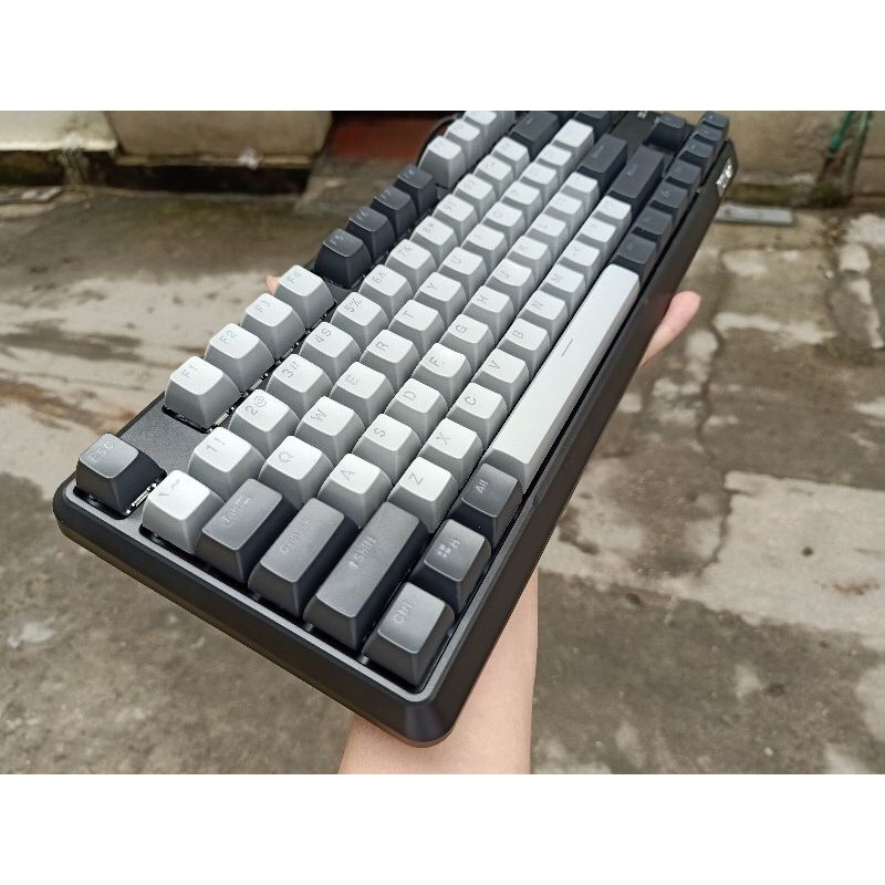 Phím cơ Fuhlen M87s chính hãng blue sw keycap pbt sa