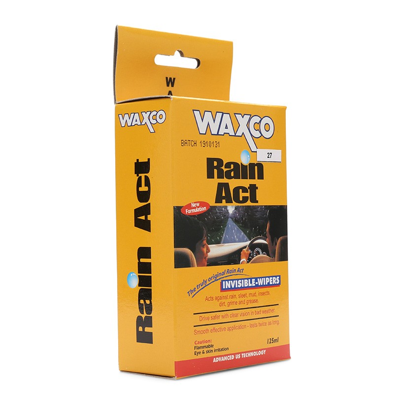 Chống bám nước mưa trên kính, gương Waxco