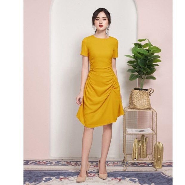 Hàng thiết kế MCV104 Váy đầm dáng ôm thời trang công sở - thiết kế bởi Minh Châu Design