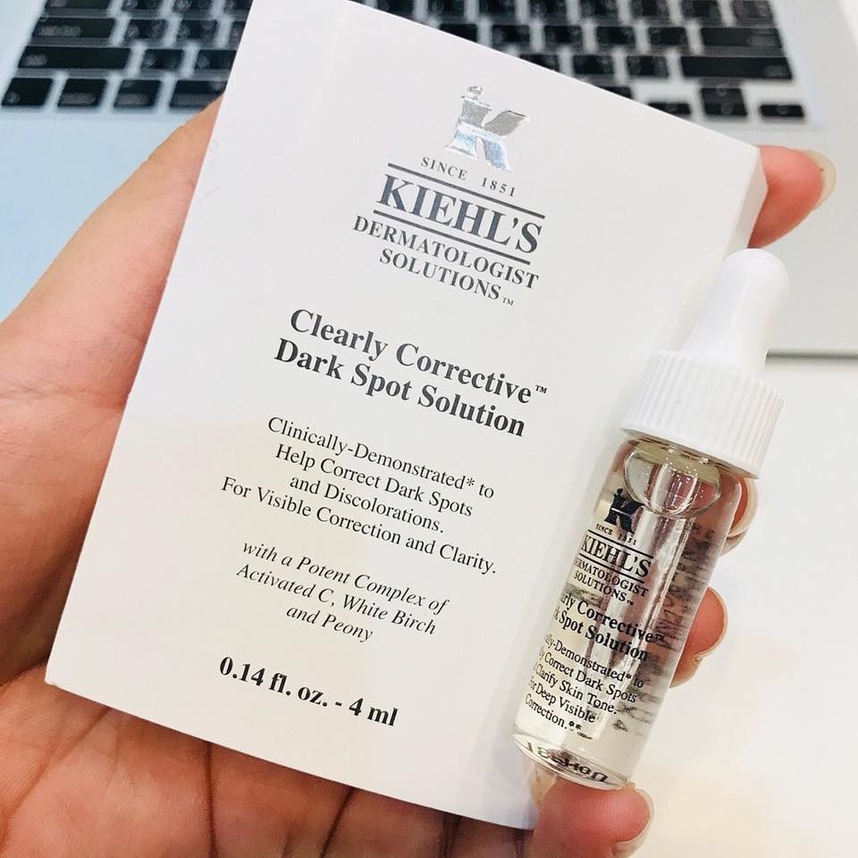 Serum dưỡng trắng giảm thâm nám Kiehls Clearly Corrective Dark Spot Solutiont 4ml