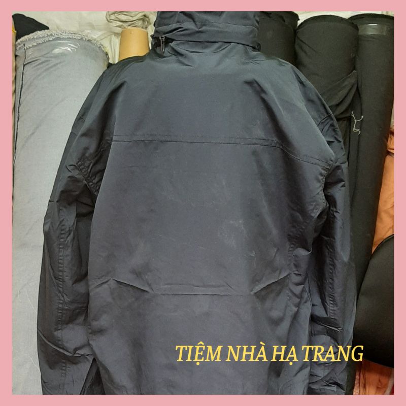 Áo gió nam VNXK, áo khoác gió nam chống nước VNXK không mũ