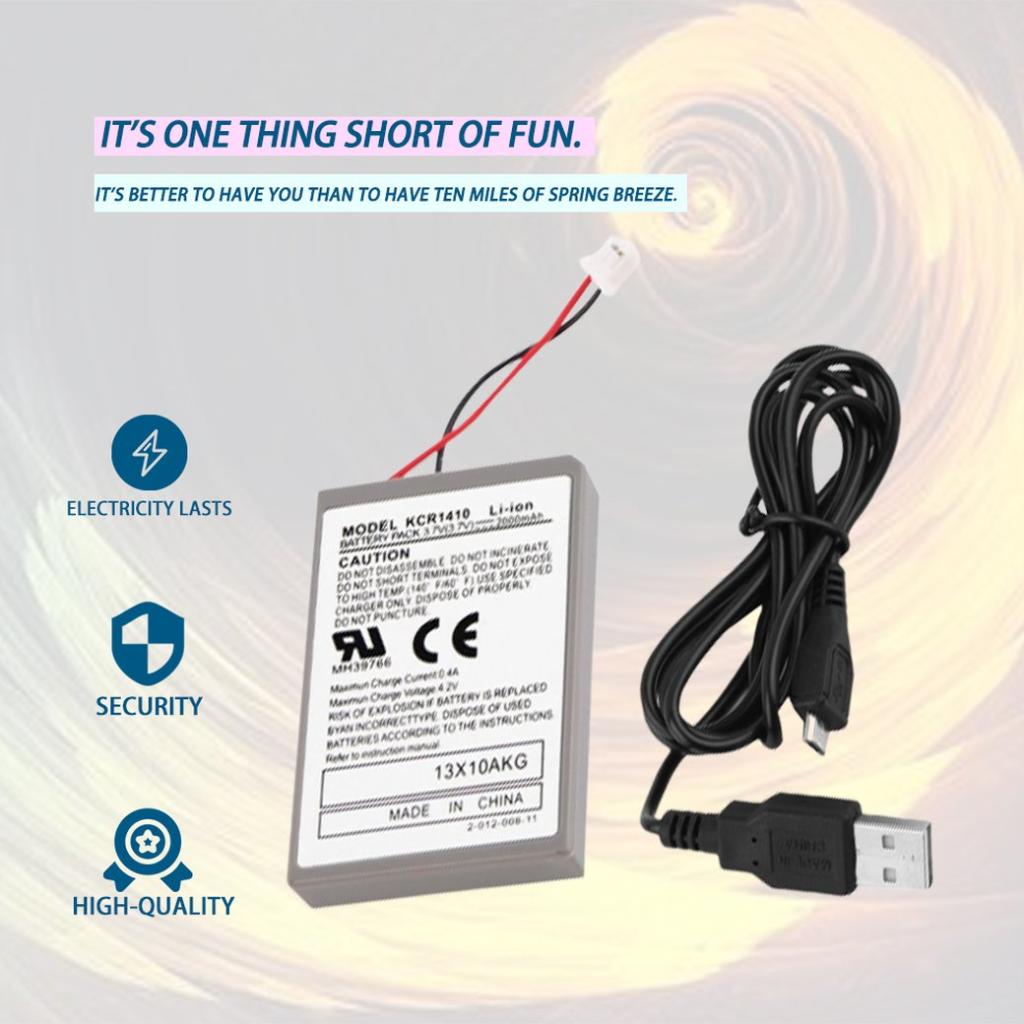 Bộ pin có thể sạc lại 2000mAh cho Cáp điều khiển Sony Playstation PS4